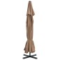 Ombrellone da Esterni con Palo in Alluminio 500 cm Grigio Talpa Ombrellone da Esterni con Palo in Alluminio 500 cm Grigio Talpa