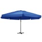 Ombrellone da Esterni con Palo in Alluminio 500 cm Azzurro Ombrellone da Esterni con Palo in Alluminio 500 cm Azzurro