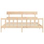 vidaXL Giroletto con Testiera Super King Size in Legno Massello vidaXL Giroletto con Testiera Super King Size in Legno Massello