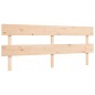 vidaXL Giroletto con Testiera Super King Size in Legno Massello vidaXL Giroletto con Testiera Super King Size in Legno Massello