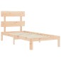 Giroletto con Testiera 100x200 cm in Legno Massello Giroletto con Testiera 100x200 cm in Legno Massello
