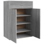 Scarpiera Grigio Sonoma 60x35x84 cm in Legno Multistrato Scarpiera Grigio Sonoma 60x35x84 cm in Legno Multistrato