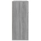 Scarpiera Grigio Sonoma 60x35x84 cm in Legno Multistrato Scarpiera Grigio Sonoma 60x35x84 cm in Legno Multistrato