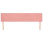 vidaXL Testiere 2 pz Rosa 100x5x78/88 cm in Velluto vidaXL Testiere 2 pz Rosa 100x5x78/88 cm in Velluto