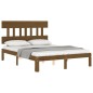 Giroletto con Testiera Miele 4FT6 Double in Legno Massello Giroletto con Testiera Miele 4FT6 Double in Legno Massello