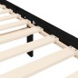 Giroletto con Testiera Nero 5FT King Size in Legno Massello Giroletto con Testiera Nero 5FT King Size in Legno Massello