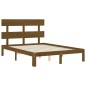 Giroletto con Testiera Miele 4FT Small Double in Legno Massello