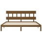 Giroletto con Testiera Miele 200x200 cm in Legno Massello Giroletto con Testiera Miele 200x200 cm in Legno Massello