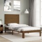Giroletto con Testiera Miele 2FT6 Small Single Legno Massello