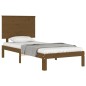 Giroletto con Testiera Miele 2FT6 Small Single Legno Massello