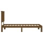 Giroletto con Testiera Miele 2FT6 Small Single Legno Massello