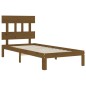 Giroletto con Testiera Miele 100x200 cm in Legno Massello Giroletto con Testiera Miele 100x200 cm in Legno Massello