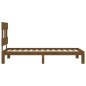 Giroletto con Testiera Miele 100x200 cm in Legno Massello Giroletto con Testiera Miele 100x200 cm in Legno Massello