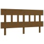 Giroletto con Testiera Miele 160x200 cm Legno Massello Giroletto con Testiera Miele 160x200 cm Legno Massello