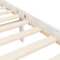 Giroletto con Testiera Bianco 4FT6 Double in Legno Massello Giroletto con Testiera Bianco 4FT6 Double in Legno Massello