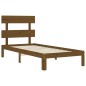 Giroletto con Testiera Miele 90x200 cm in Legno Massello Giroletto con Testiera Miele 90x200 cm in Legno Massello