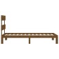 Giroletto con Testiera Miele 90x200 cm in Legno Massello Giroletto con Testiera Miele 90x200 cm in Legno Massello