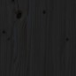 Giroletto con Testiera Nero 2FT6 Small Single in Legno Massello