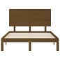 Giroletto con Testiera Miele 140x190 cm in Legno Massello