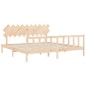 Giroletto con Testiera 200x200 cm in Legno Massello Giroletto con Testiera 200x200 cm in Legno Massello