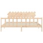 Giroletto con Testiera 200x200 cm in Legno Massello Giroletto con Testiera 200x200 cm in Legno Massello
