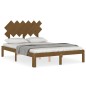 Giroletto con Testiera Miele 4FT6 Double in Legno Massello Giroletto con Testiera Miele 4FT6 Double in Legno Massello