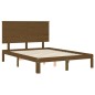 Giroletto con Testiera Miele 120x200 cm in Legno Massello Giroletto con Testiera Miele 120x200 cm in Legno Massello