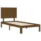 Giroletto con Testiera Miele 100x200 cm in Legno Massello Giroletto con Testiera Miele 100x200 cm in Legno Massello