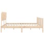 Giroletto con Testiera 4FT Small Double in Legno Massello Giroletto con Testiera 4FT Small Double in Legno Massello