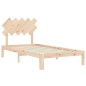 Giroletto con Testiera 100x200 cm in Legno Massello