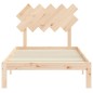 Giroletto con Testiera 100x200 cm in Legno Massello