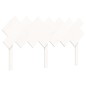 Giroletto con Testiera Bianco 5FT King Size in Legno Massello