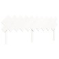 Giroletto con Testiera Bianco 200x200 cm in Legno Massello Giroletto con Testiera Bianco 200x200 cm in Legno Massello
