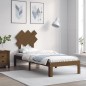Giroletto con Testiera Miele 2FT6 Small Single Legno Massello