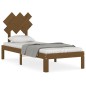 Giroletto con Testiera Miele 2FT6 Small Single Legno Massello