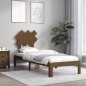 Giroletto con Testiera Miele 2FT6 Small Single Legno Massello