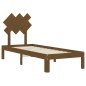 Giroletto con Testiera Miele 2FT6 Small Single Legno Massello