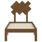 Giroletto con Testiera Miele 2FT6 Small Single Legno Massello