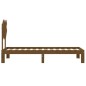 Giroletto con Testiera Miele 2FT6 Small Single Legno Massello