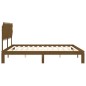 Giroletto con Testiera Miele 200x200 cm in Legno Massello Giroletto con Testiera Miele 200x200 cm in Legno Massello