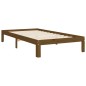Giroletto con Testiera Miele 100x200 cm in Legno Massello Giroletto con Testiera Miele 100x200 cm in Legno Massello