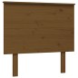 Giroletto con Testiera Miele 90x200 cm in Legno Massello Giroletto con Testiera Miele 90x200 cm in Legno Massello