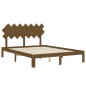 Giroletto con Testiera Miele 140x190 cm in Legno Massello Giroletto con Testiera Miele 140x190 cm in Legno Massello
