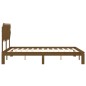 Giroletto con Testiera Miele 140x190 cm in Legno Massello Giroletto con Testiera Miele 140x190 cm in Legno Massello