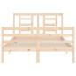 Giroletto con Testiera 140x200 cm in Legno Massello