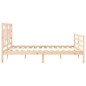 Giroletto con Testiera 160x200 cm in Legno Massello Giroletto con Testiera 160x200 cm in Legno Massello