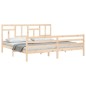 Giroletto con Testiera 200x200 cm in Legno Massello