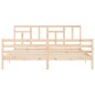 Giroletto con Testiera 200x200 cm in Legno Massello