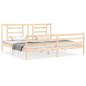 Giroletto con Testiera 6FT Super King in Legno Massello Giroletto con Testiera 6FT Super King in Legno Massello