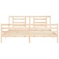Giroletto con Testiera 6FT Super King in Legno Massello Giroletto con Testiera 6FT Super King in Legno Massello